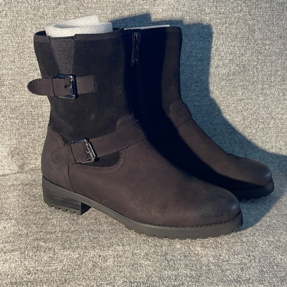 Blondo Val Waterproof Nubuck Lather Boots. NEW